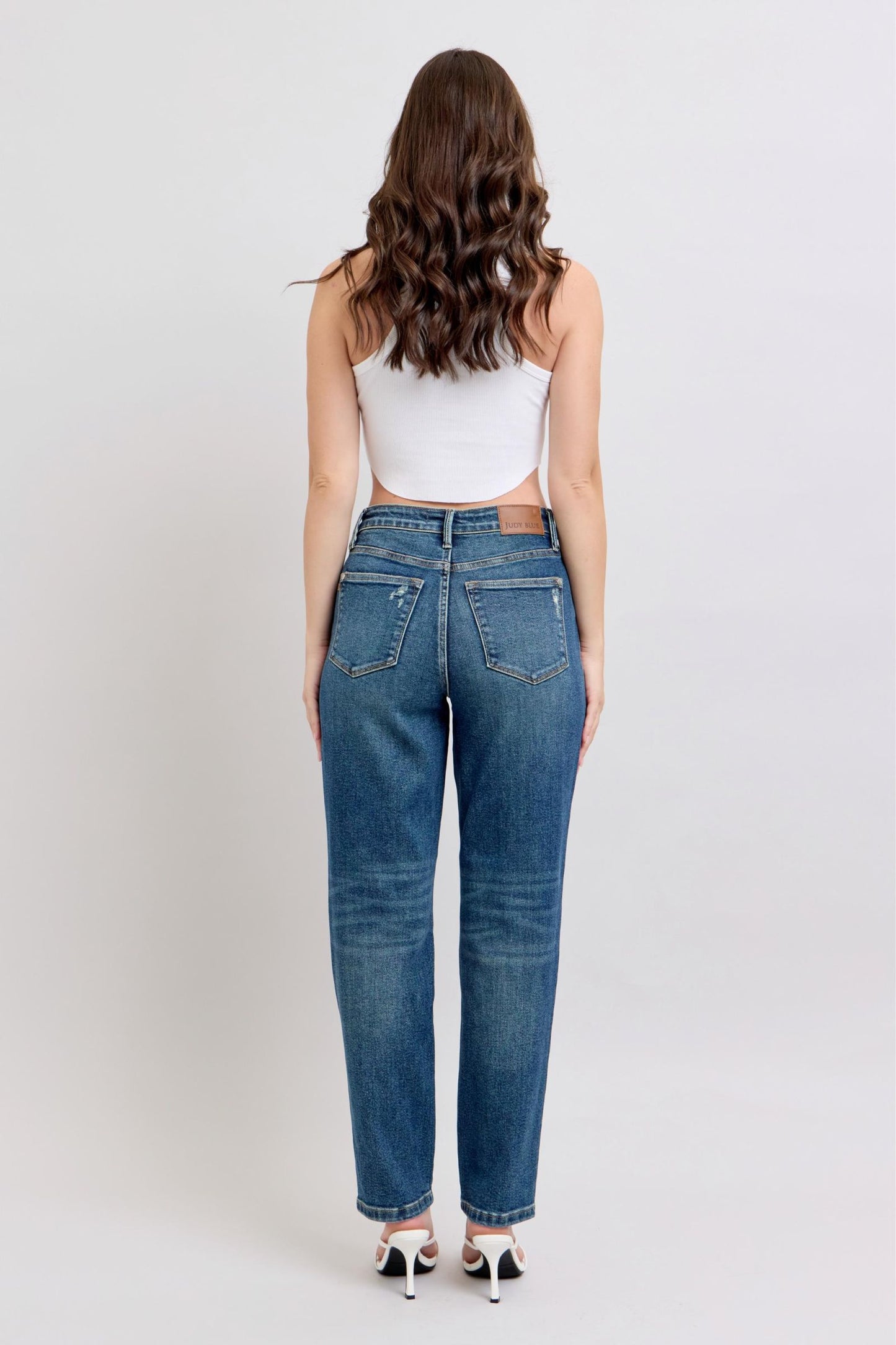 Judy Blue High Waisted Non-Destroy Straight