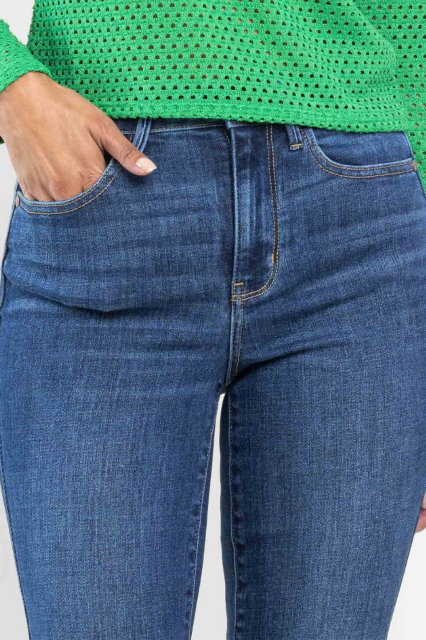 Judy Blue High Waisted Wide Hem Flare