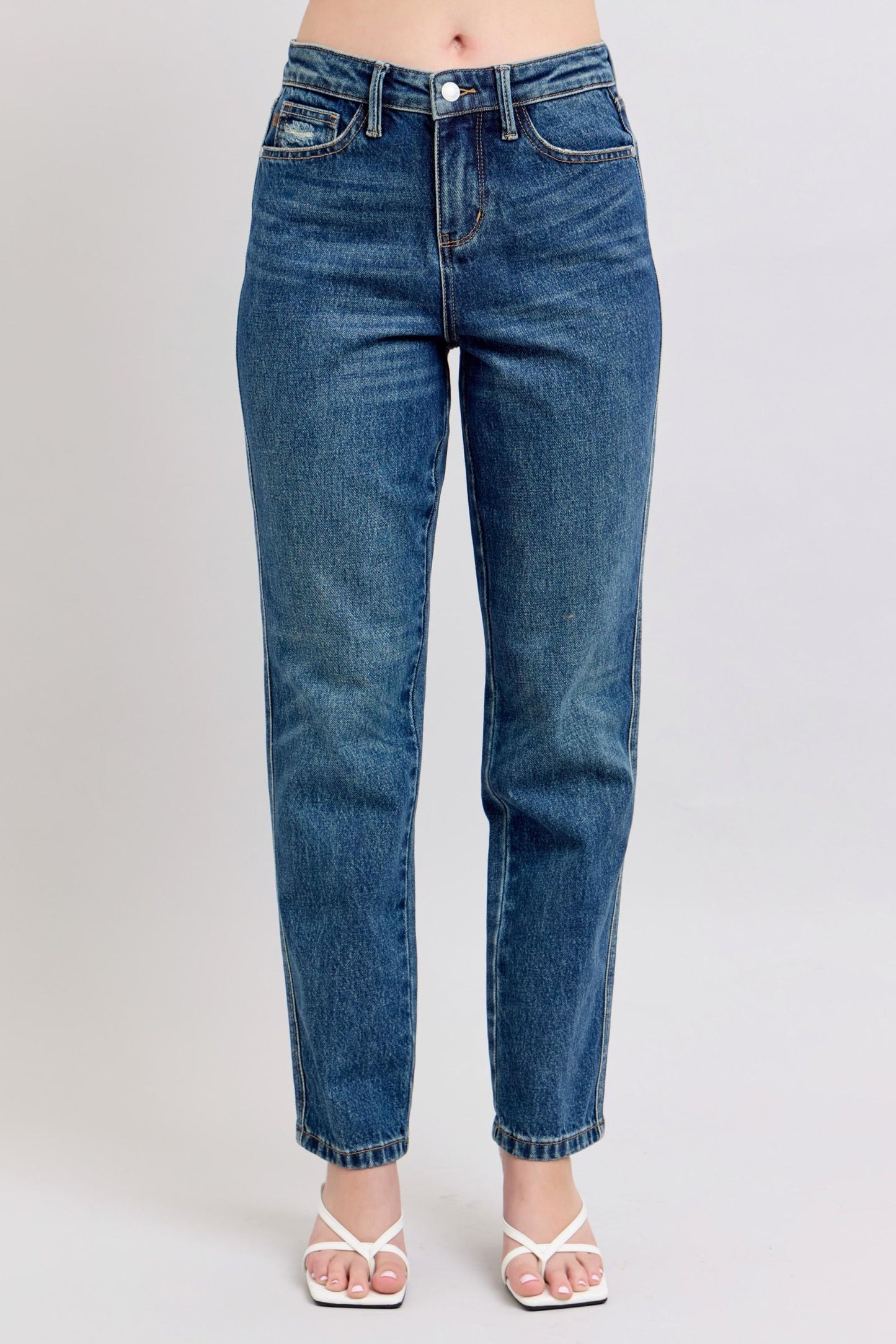 Judy Blue High Waisted Non-Destroy Straight