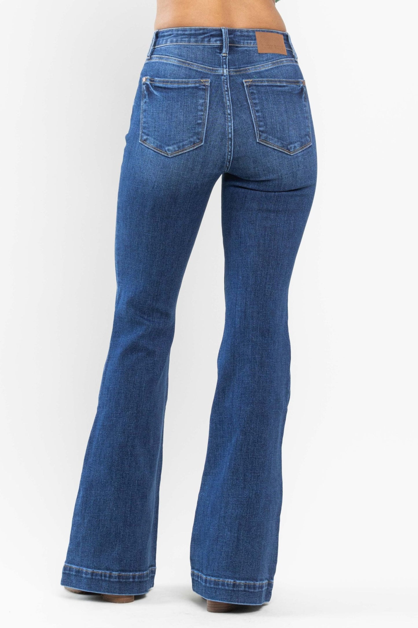 Judy Blue High Waisted Wide Hem Flare