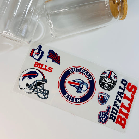 Football Bills UV DTF Transfer