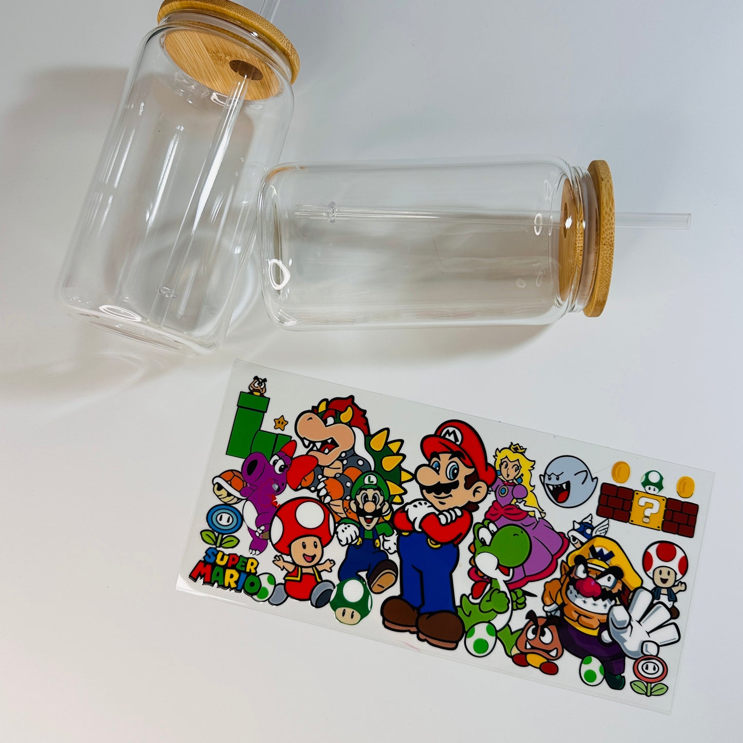 Mario UV DTF Transfers