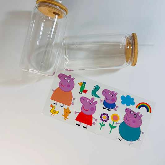 Pepa Pig UV DTF Transfer