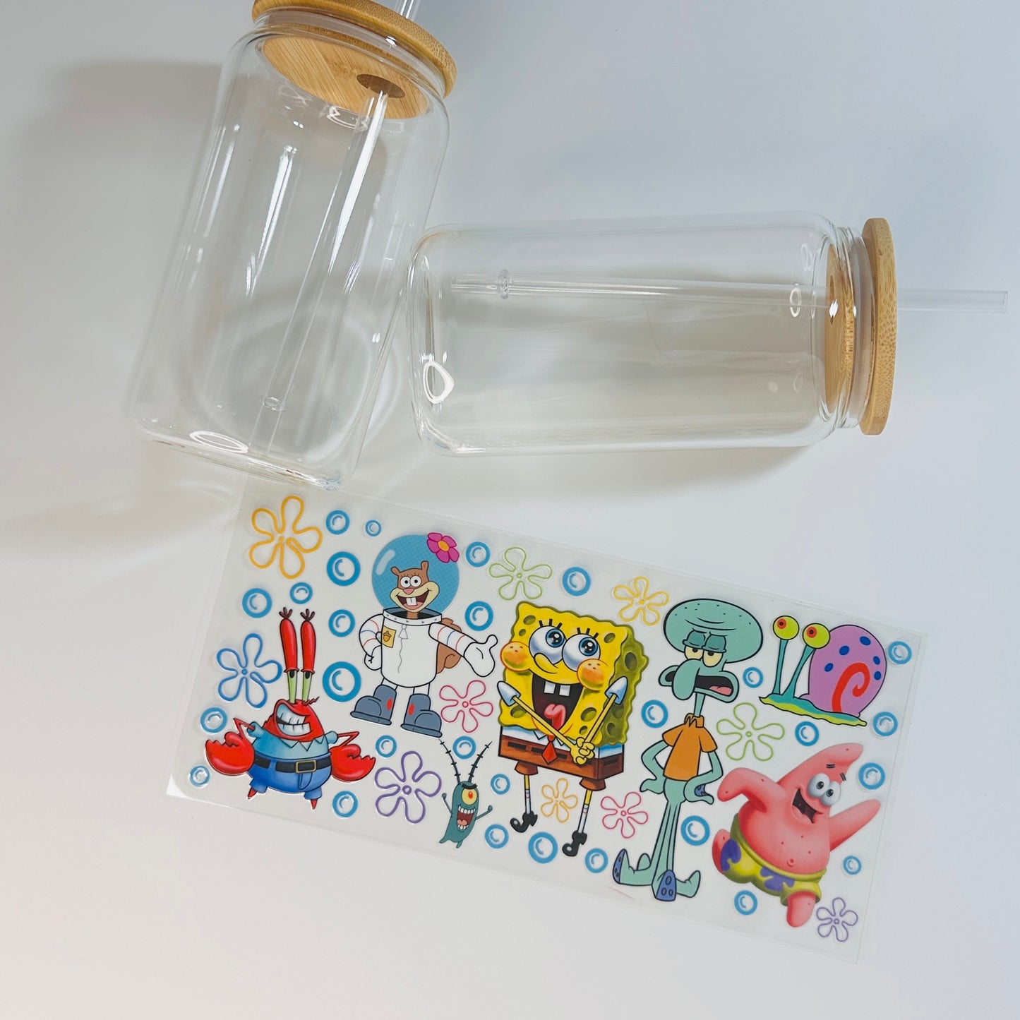 SpongeBob UV DTF Transfer