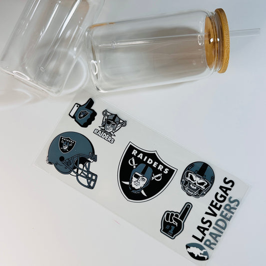 Football Raiders UV DTF Transfer